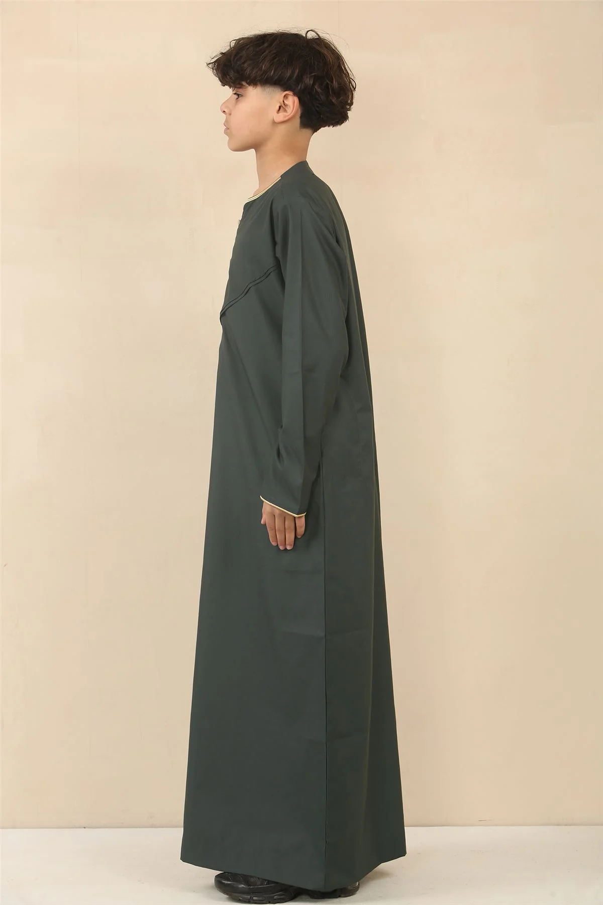 Kid's Boys Omani Eid Thobe Saudi Emirati Jubba Robe - Image 14