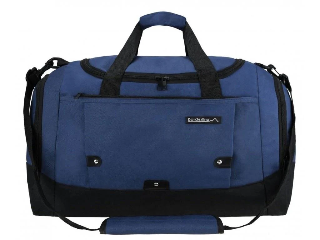 Large Duffel Weekend Holdall Carry-On Cabin Bag Gym Sports Travel Bag Navy - Image 3