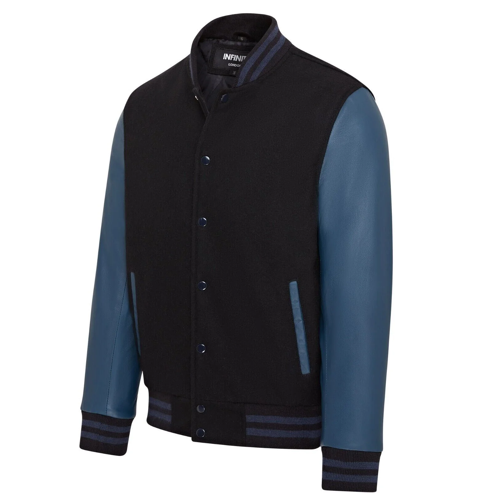 Letterman Baseball Wool Leather Varsity Bomber Jacket - Wallingford - Image 11