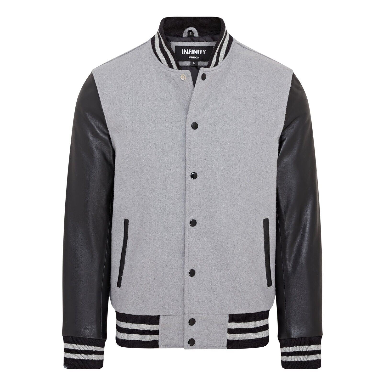 Letterman Baseball Wool Leather Varsity Bomber Jacket - Wallingford - Image 16