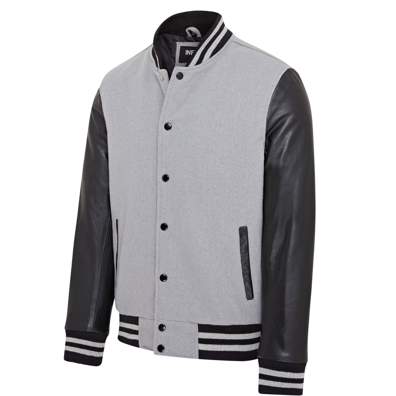 Letterman Baseball Wool Leather Varsity Bomber Jacket - Wallingford - Image 18