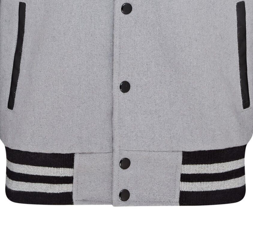 Letterman Baseball Wool Leather Varsity Bomber Jacket - Wallingford - Image 22