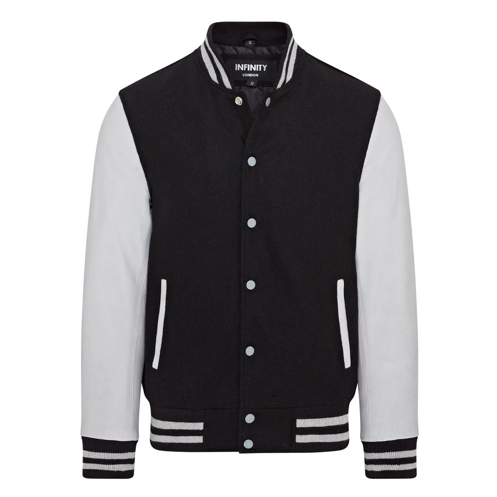 Letterman Baseball Wool Leather Varsity Bomber Jacket - Wallingford - Image 24