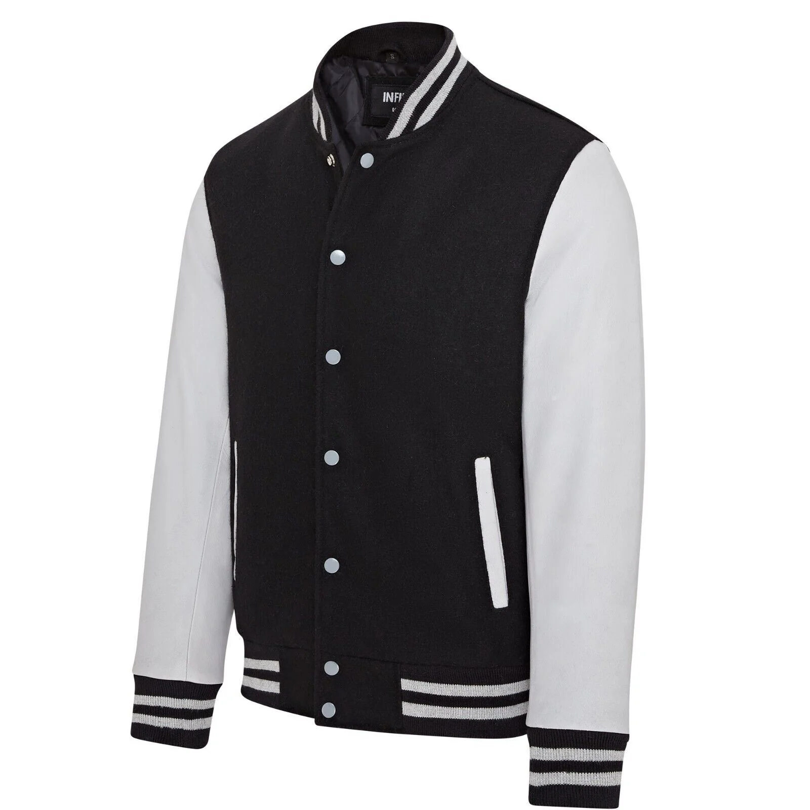 Letterman Baseball Wool Leather Varsity Bomber Jacket - Wallingford - Image 26