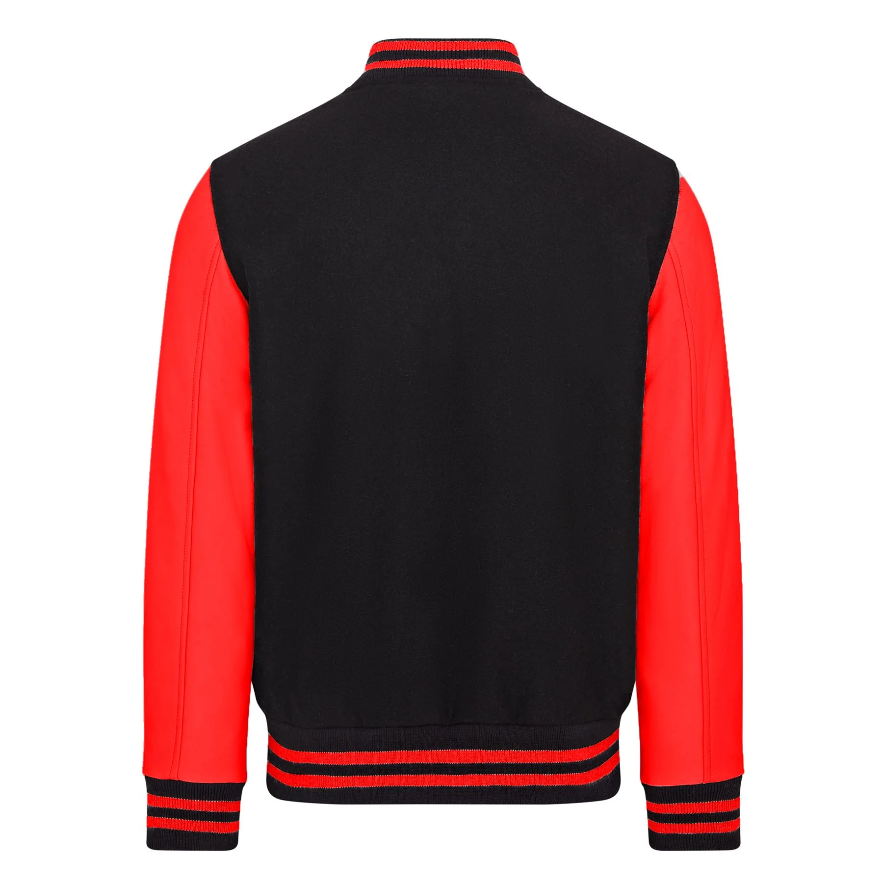 Letterman Baseball Wool Leather Varsity Bomber Jacket - Wallingford - Image 35