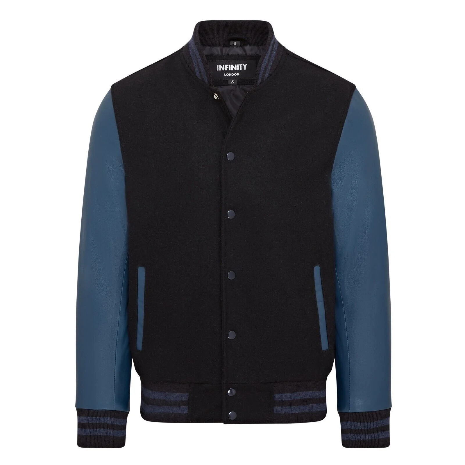 Letterman Baseball Wool Leather Varsity Bomber Jacket - Wallingford - Image 9