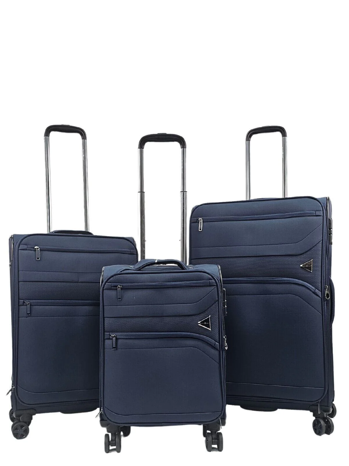 Lightweight Soft Dual 4 Wheel Luggage Suitcases - Image 71