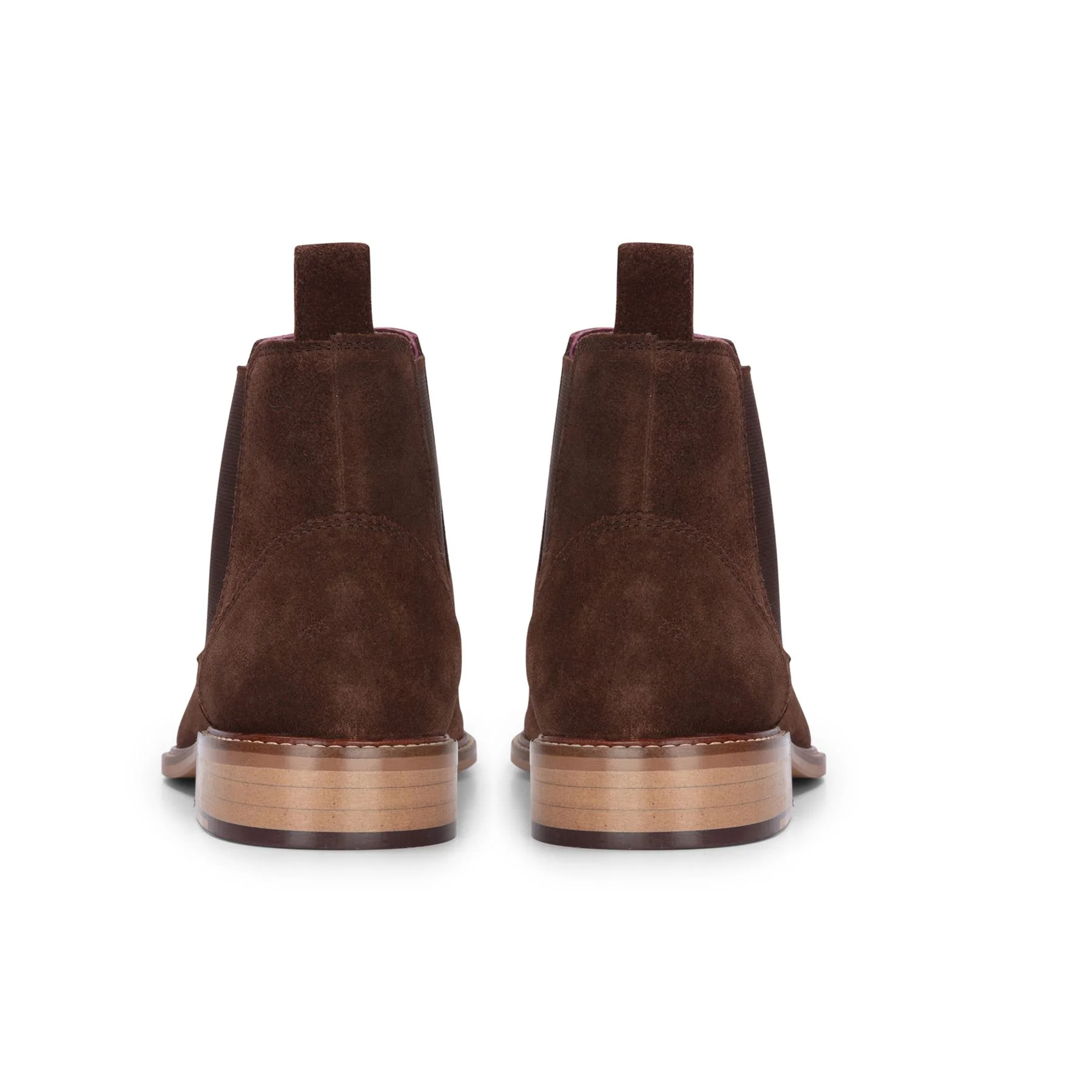 London Brogues Men's Brown Suede Leather Chelsea Boots - Image 3