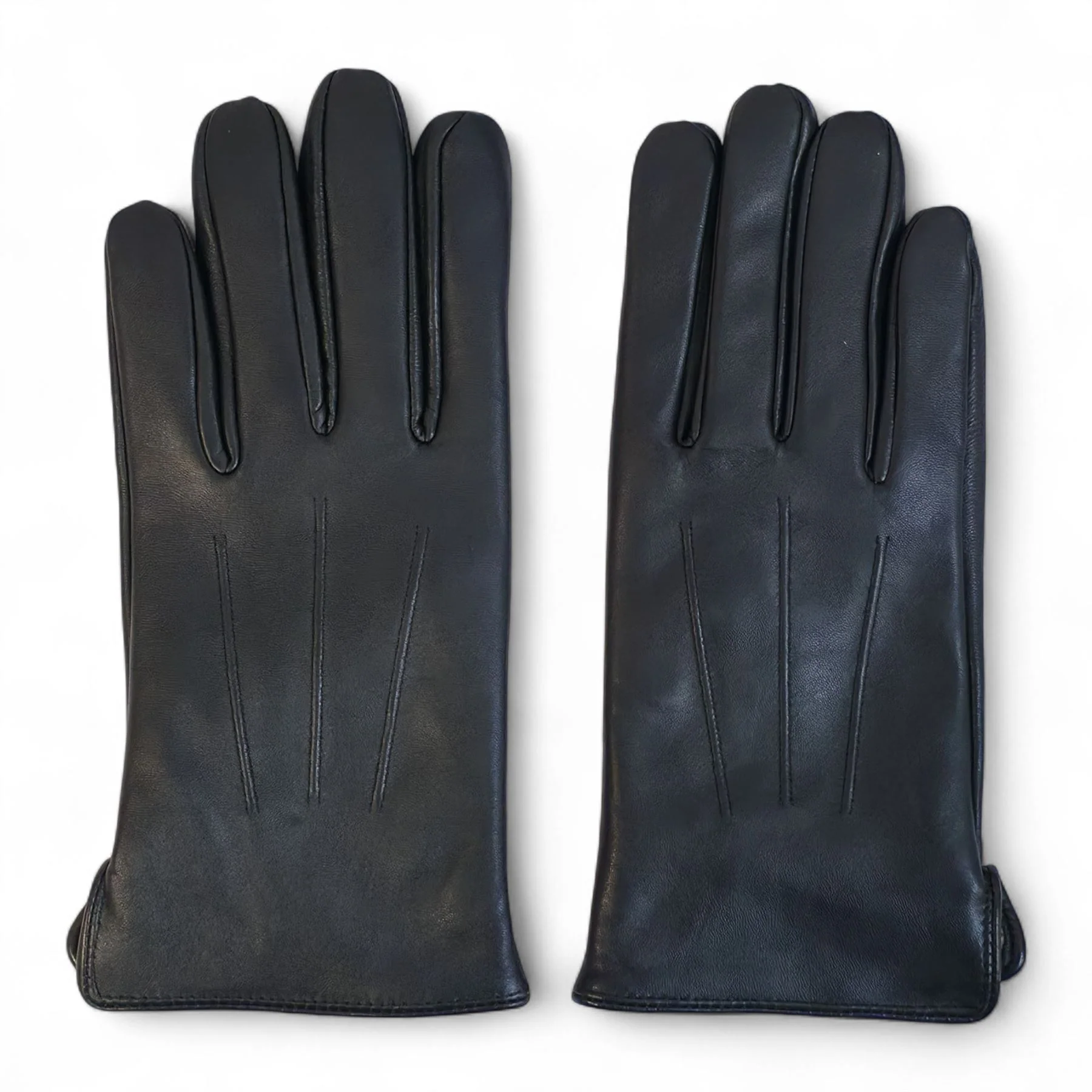 Men’s Italian Leather Warm Wool Lining Winter Gloves - M-LGV-305 - Image 19