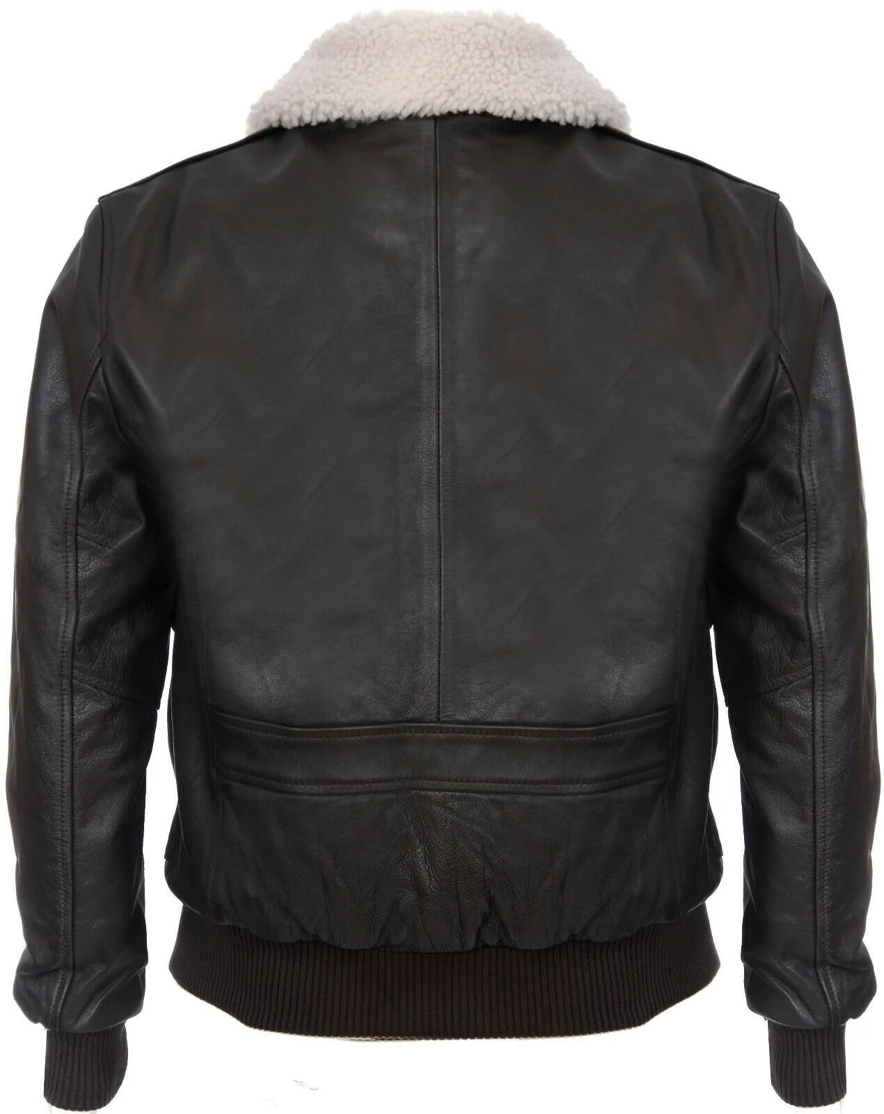 Mens A2 Cowhide Bomber Jacket-Caistor - Image 7