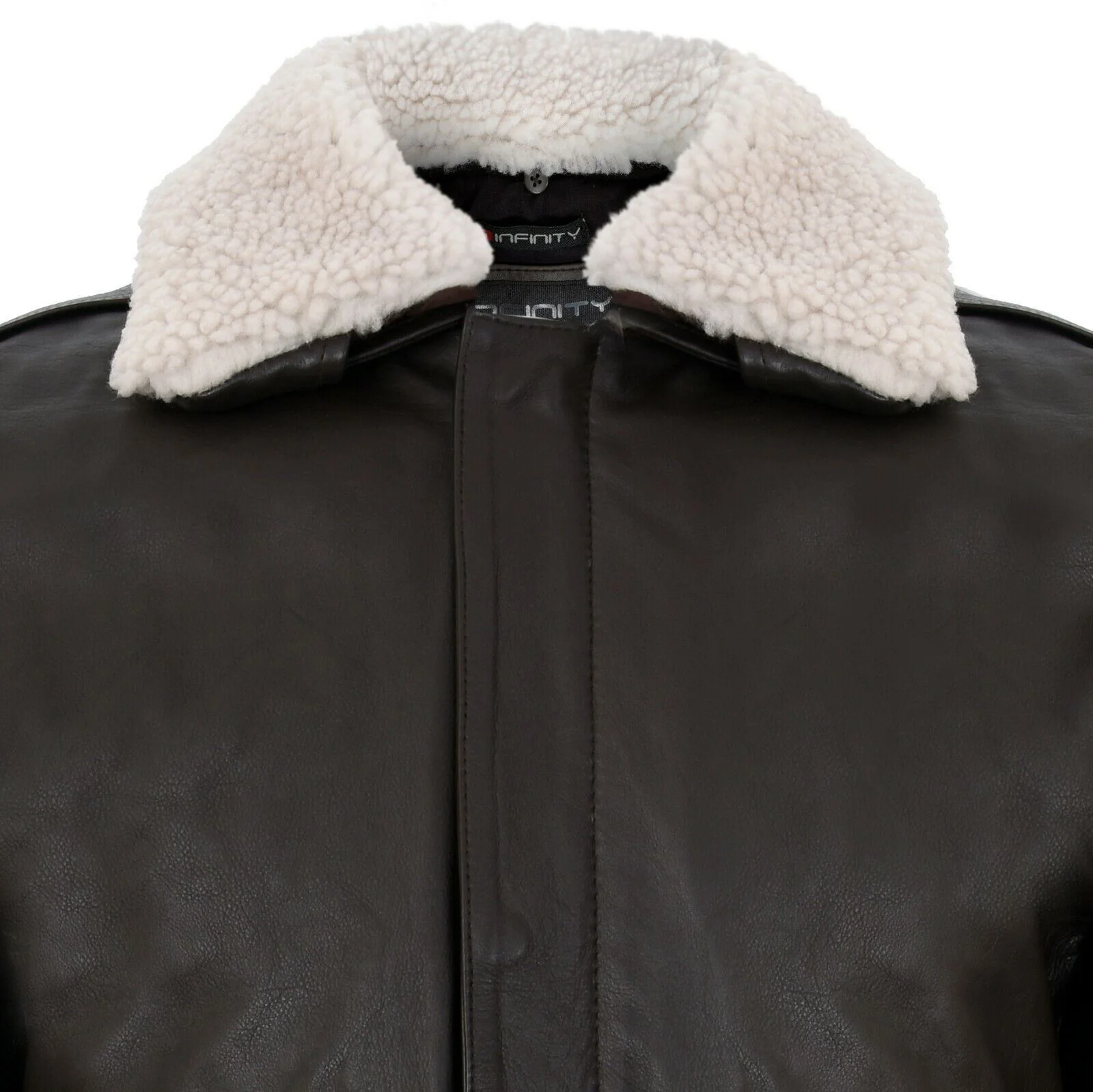 Mens A2 Cowhide Bomber Jacket-Caistor - Image 8