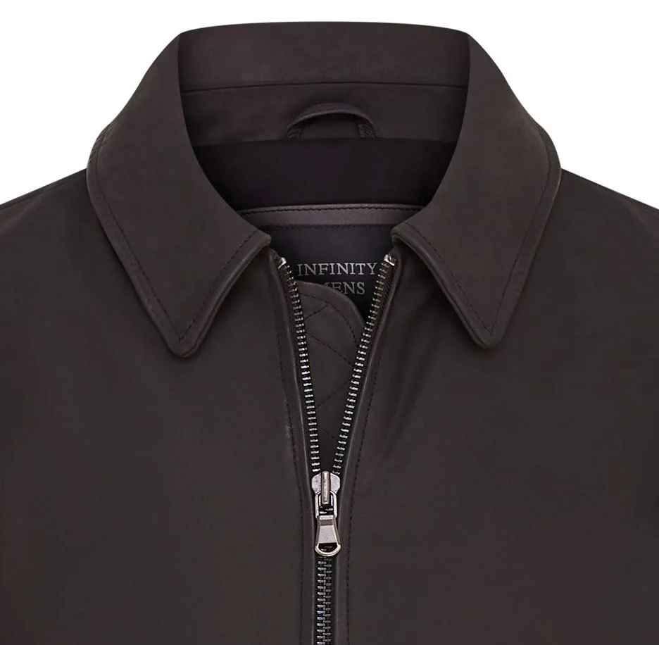 Mens A2 Cowhide Leather Bomber Jacket-Eura - Image 11