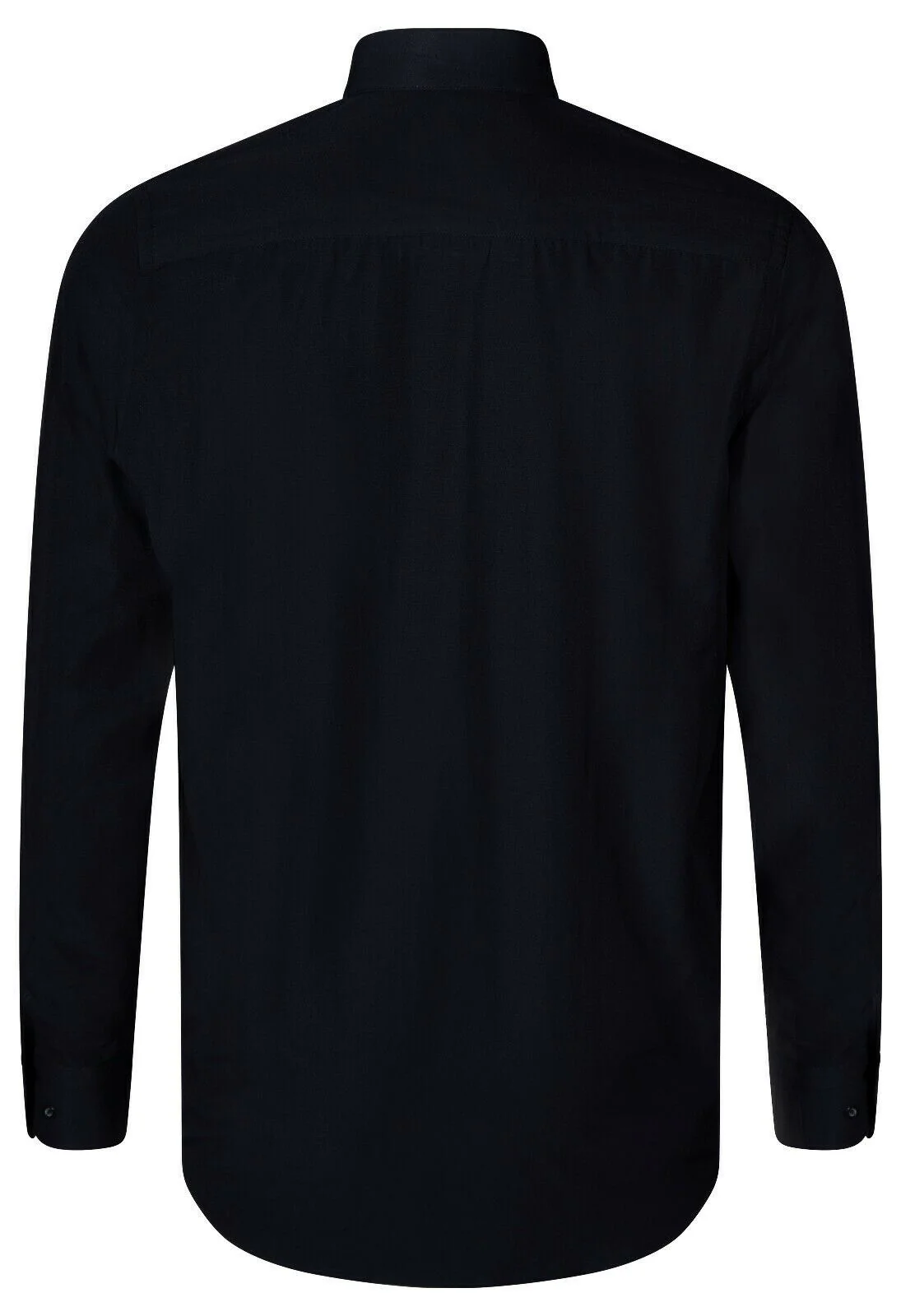 Mens Club Collar Black Shirt 1920s Peaky Blinders With Bar Poplin Pin Smart - Image 2