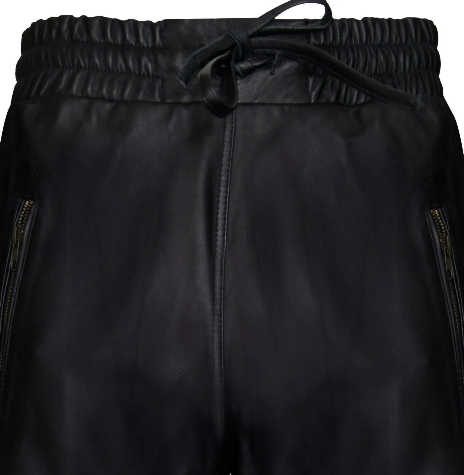 Mens Comfort Leather Jogging Bottoms-Halifax - Image 16