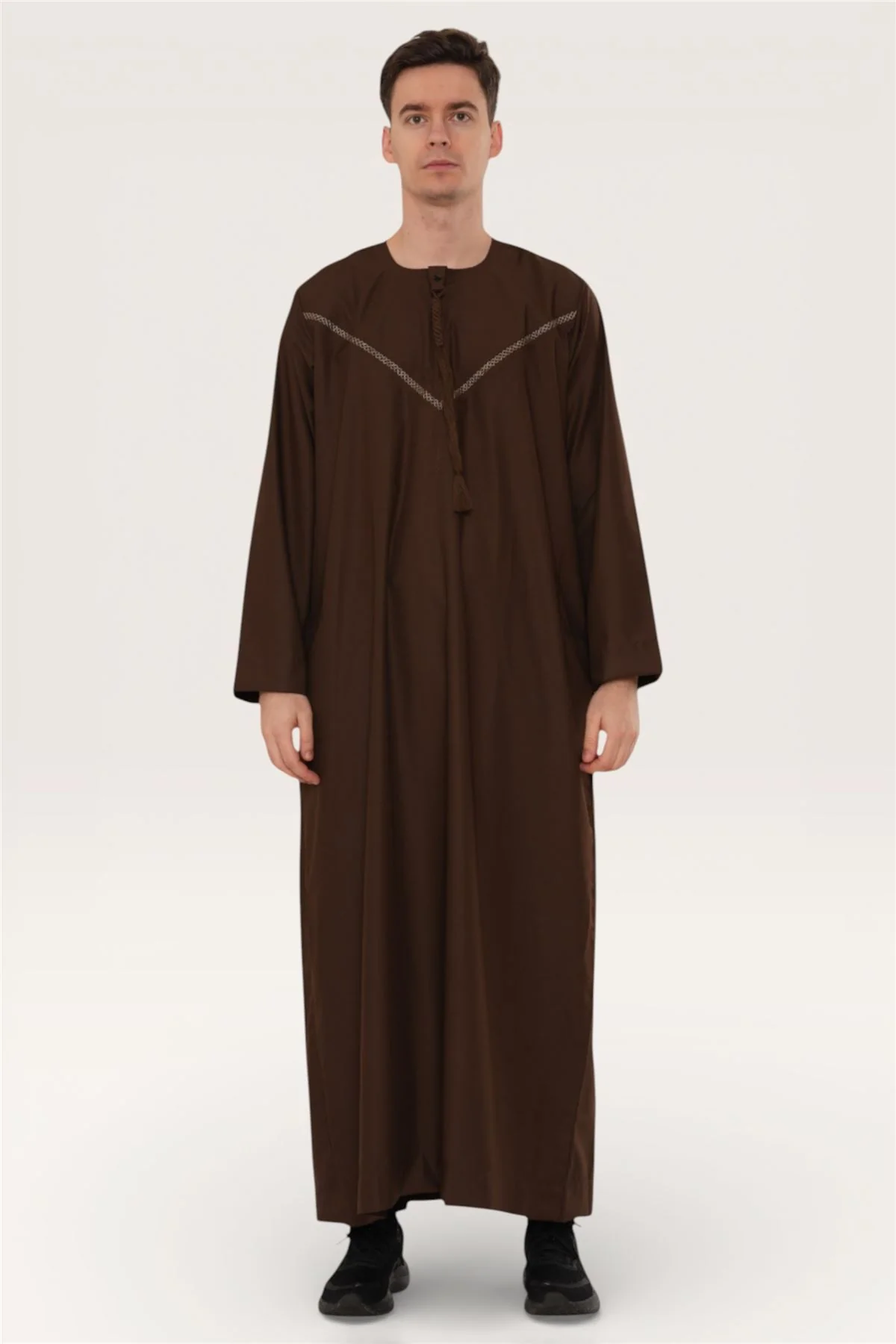 Men's Eid Moroccan Thobe Robe Djellaba Ramadan Eid Jubba- HM10 - Image 44