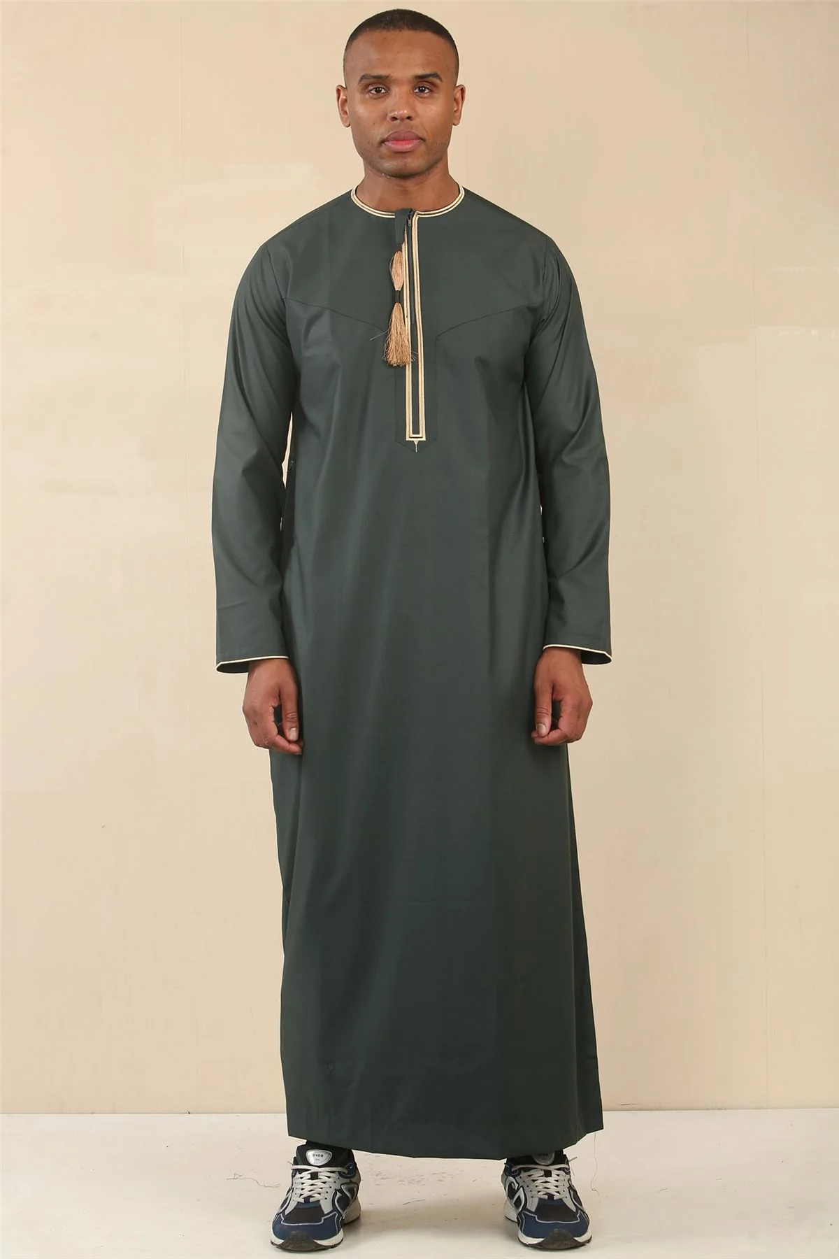 Men's Omani Eid Thobe Saudi Emirati Jubba Robe