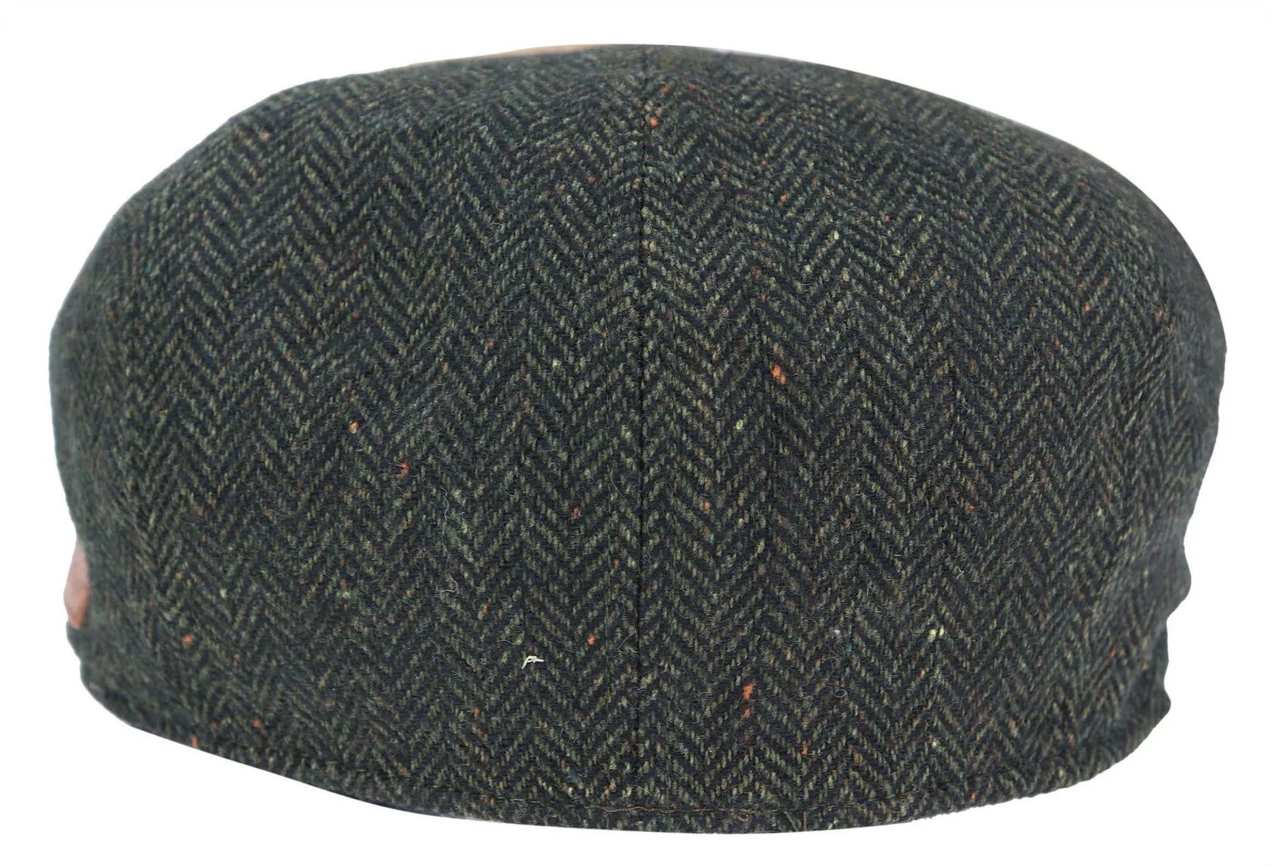 Mens Peaky Blinders Tweed Gatsby Flat Baker Hat With Razor Blade - Image 4