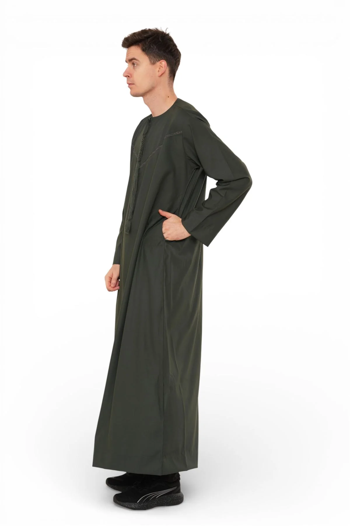 Men's Ramadan Eid Moroccan Jubba Robe Djellaba Thobe - TT-008 - Image 11