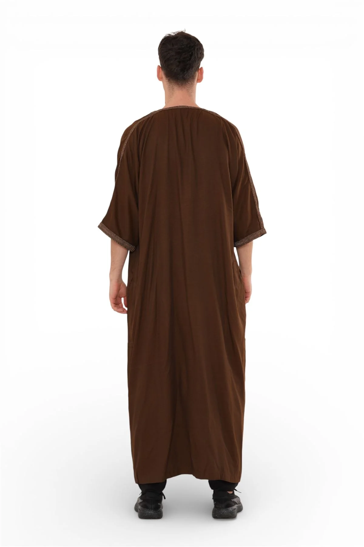 Men's Ramadan Moroccan Thobe Robe Djellaba Gandoura Eid Jubba- HM67Men's Ramadan Moroccan Thobe Robe Djellaba Gandoura Eid Jubba- HM67 - Image 5
