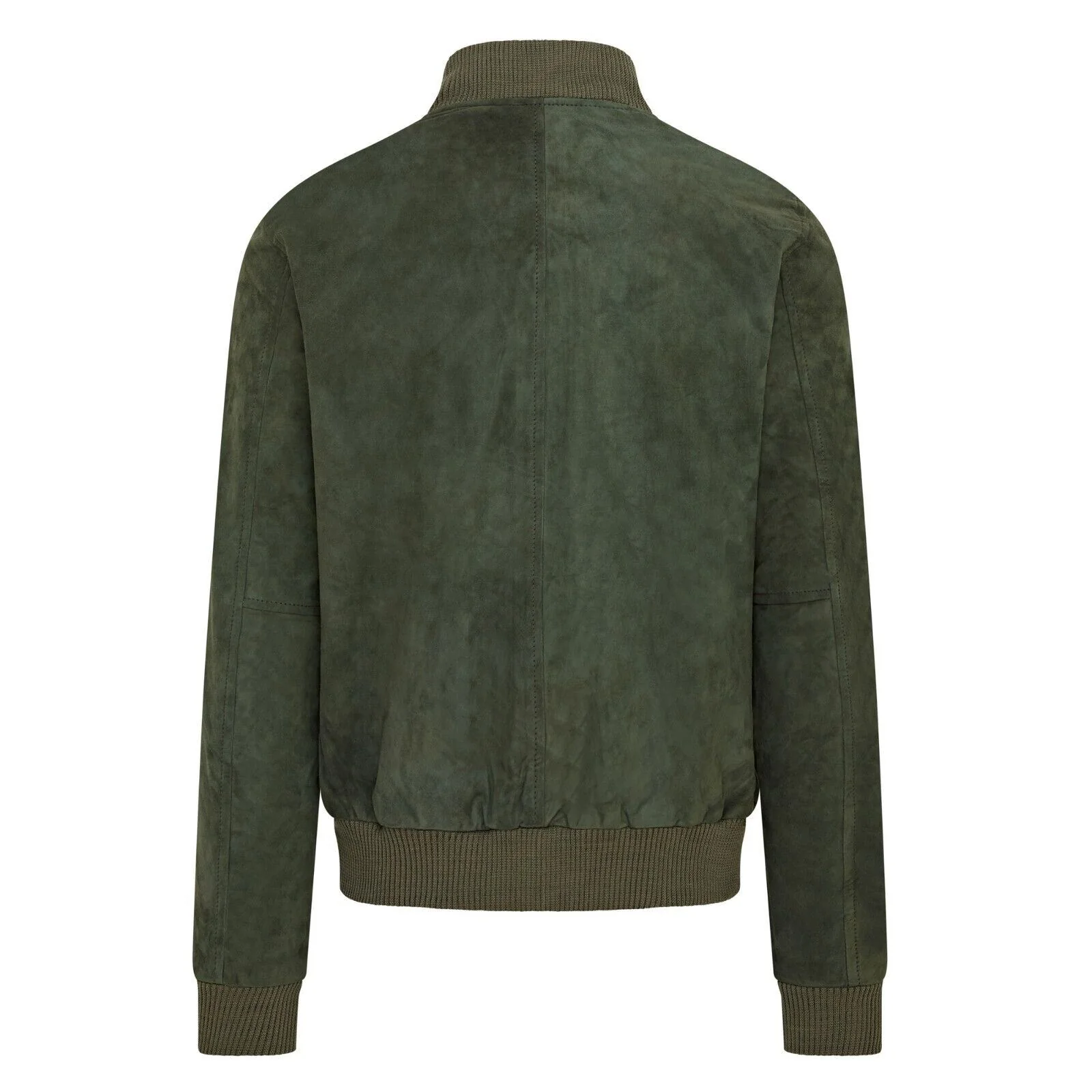 Mens Soft Goat Suede MA-1 Varsity Bomber Jacket - Uxbridge - Image 12