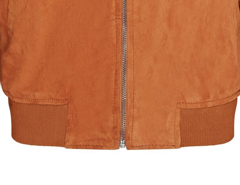 Mens Soft Goat Suede MA-1 Varsity Bomber Jacket - Uxbridge - Image 23