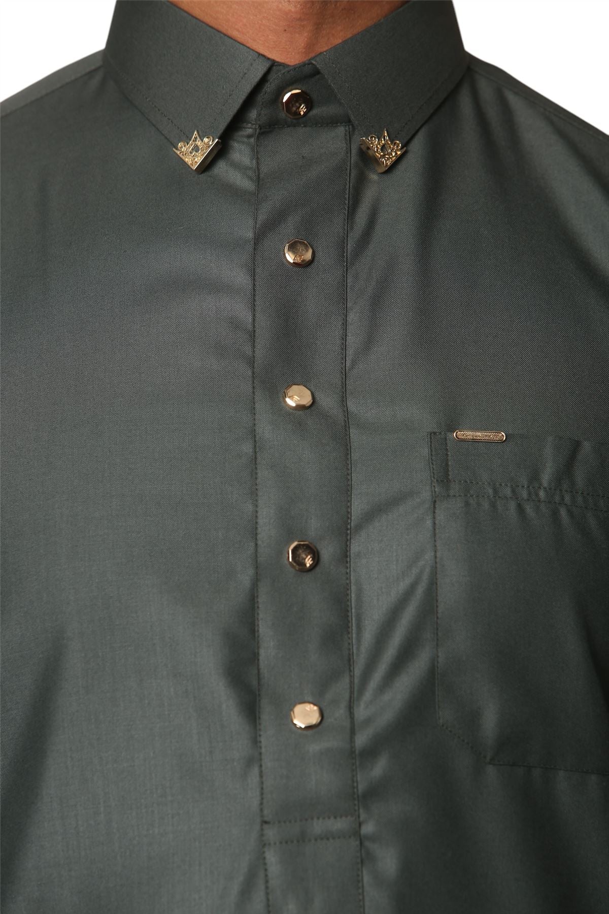 Men's Thobe Arab Saudi Emirati Islamic Clothing Jubba Robe - Image 6