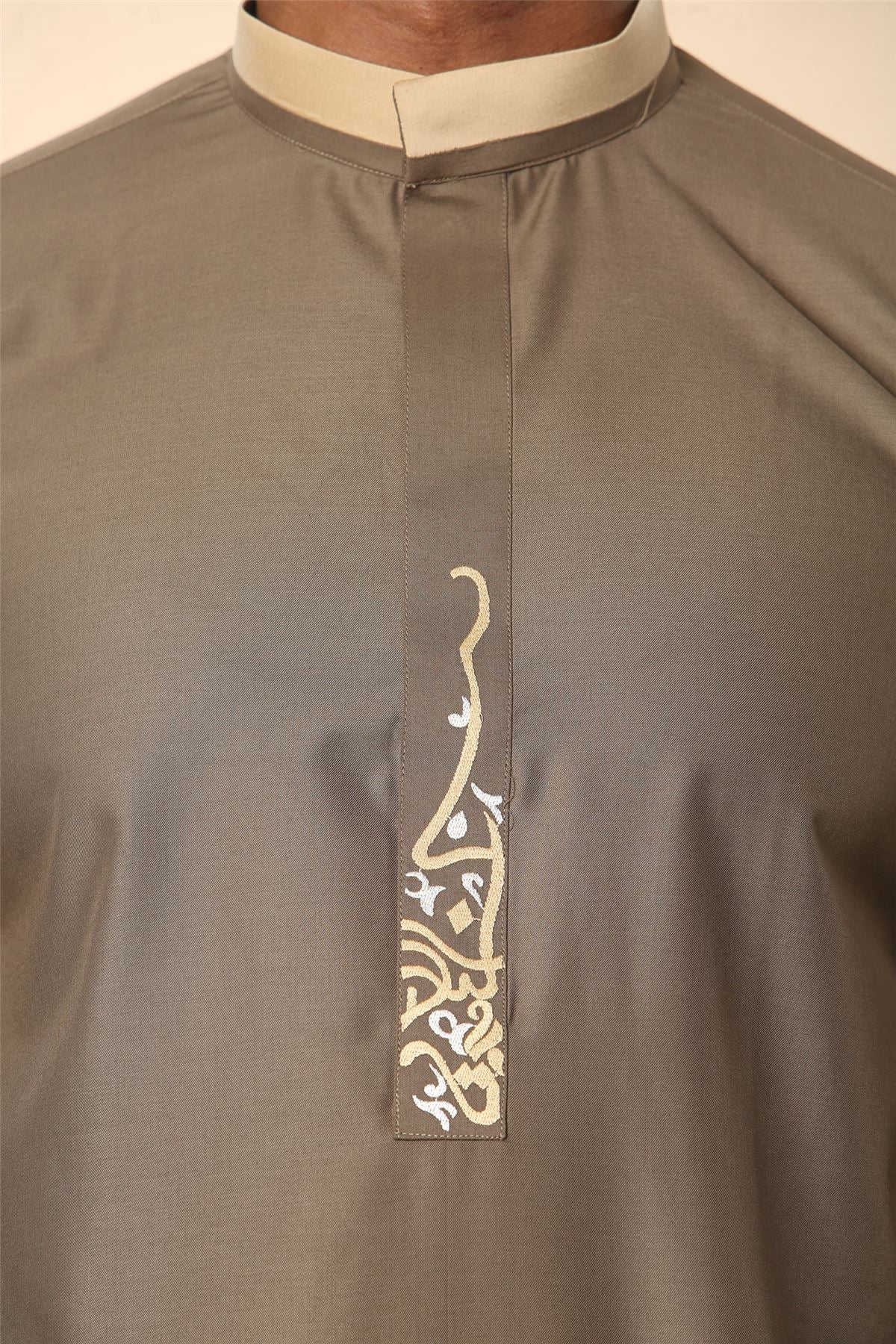 Men's Thobe Arab Saudi Emirati Islamic Clothing Jubba Robe - Image 14