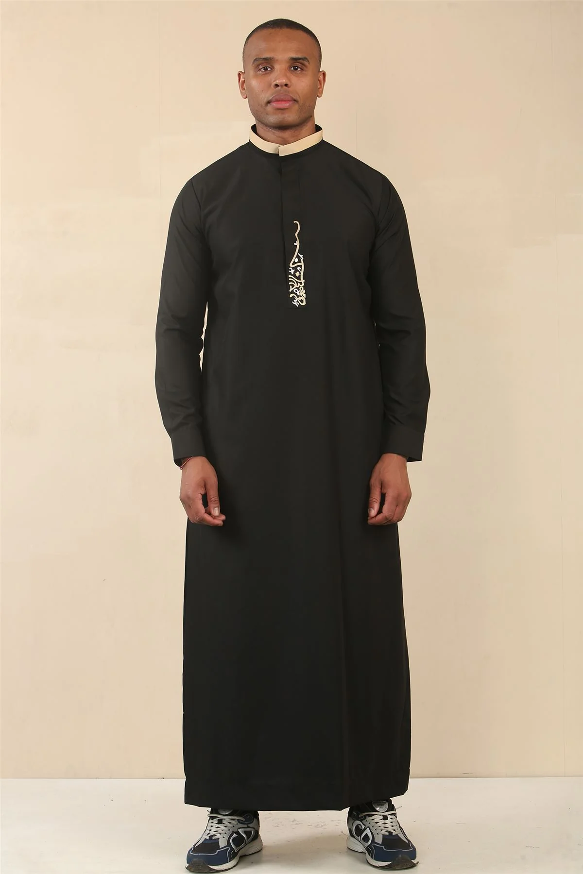 Men's Thobe Arab Saudi Emirati Islamic Clothing Jubba Robe - Image 31