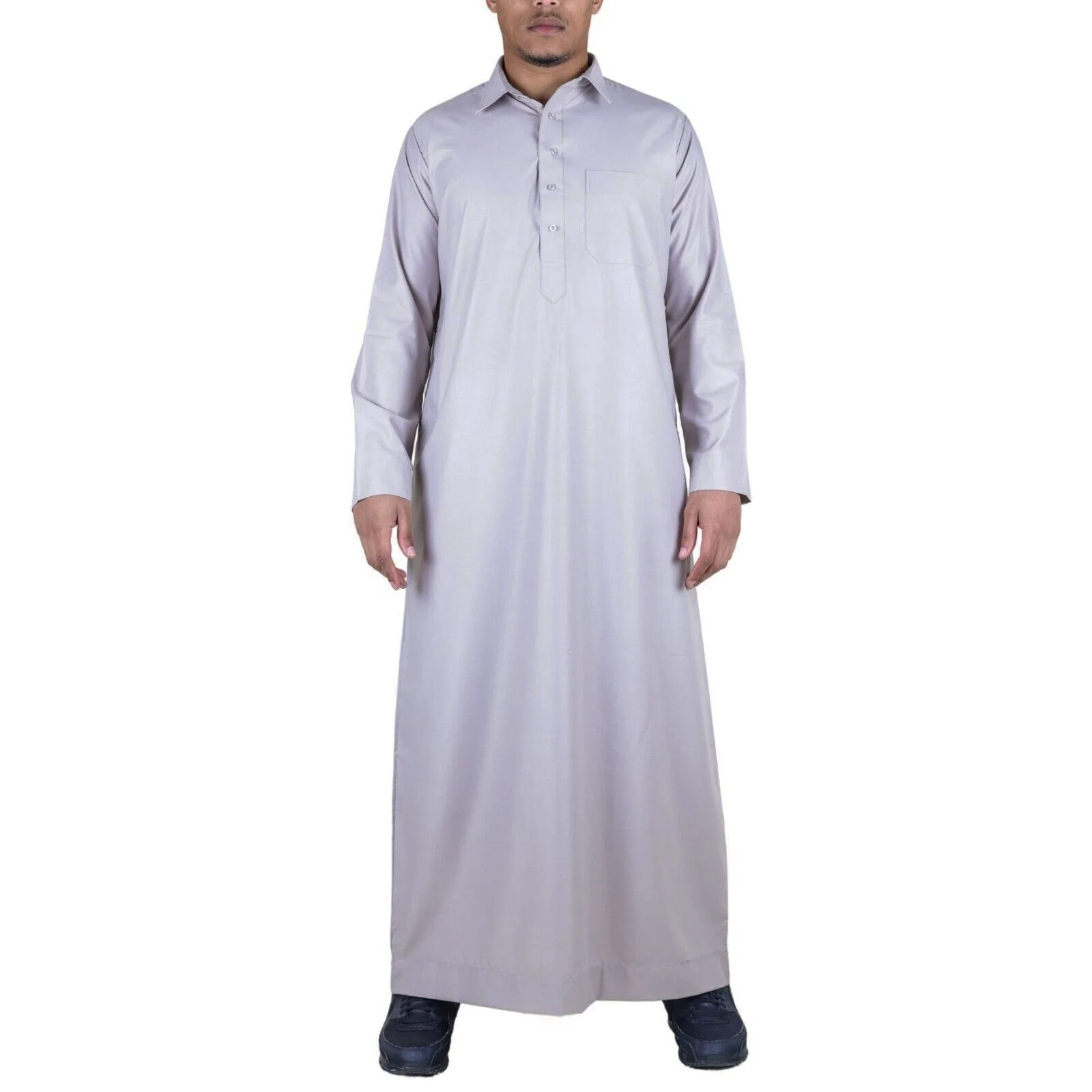 Mens Thobe Jubba Saudi Ramadan Eid Islamic Kaftan Kaudara Arabic Jubbah - Image 16