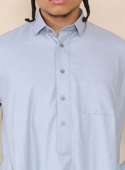 Mens Thobe Jubba Saudi Ramadan Eid Islamic Kaftan Kaudara Arabic Jubbah - Image 28