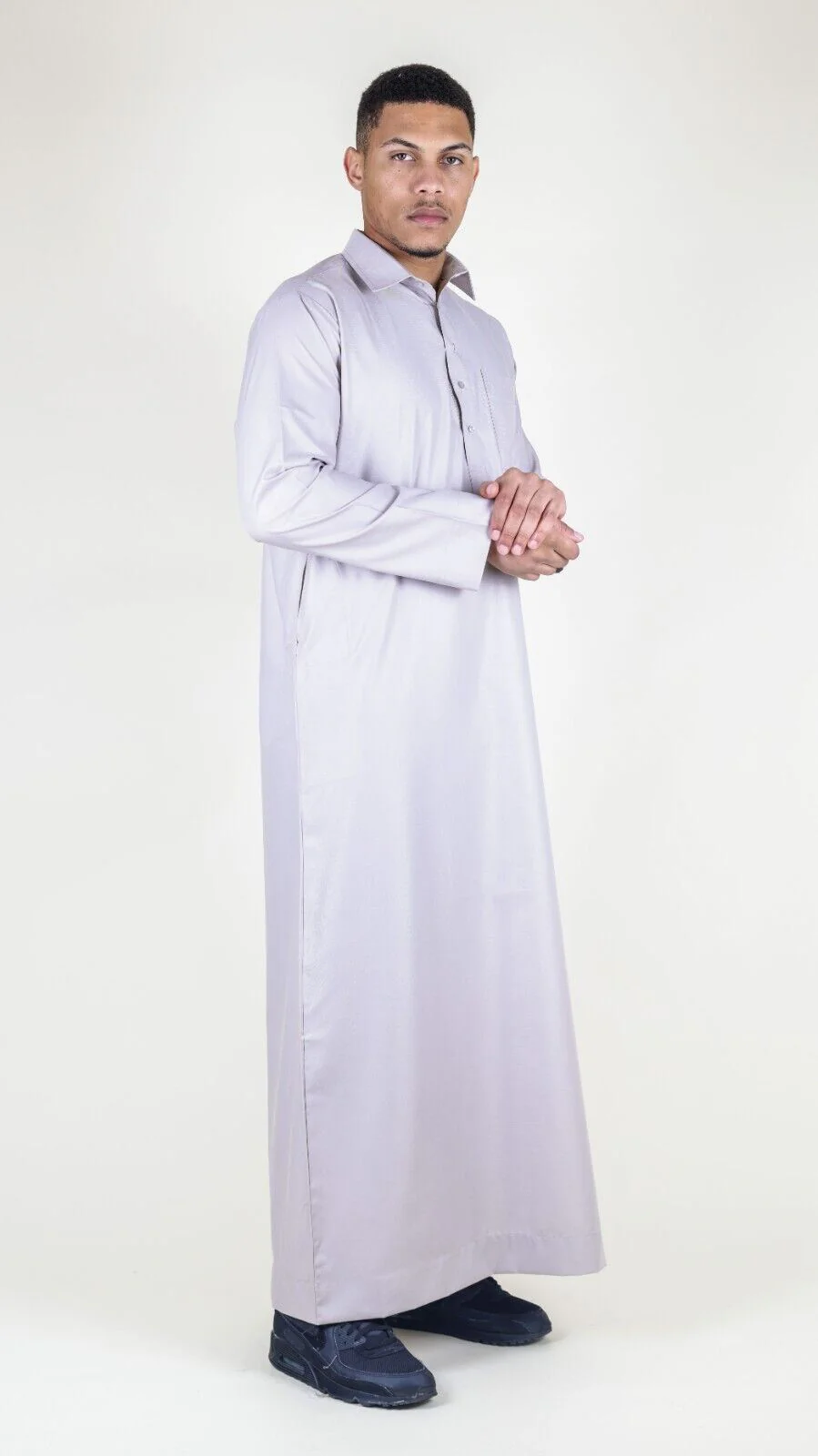 Mens Thobe Jubba Saudi Ramadan Eid Islamic Kaftan Kaudara Arabic Jubbah - Image 39