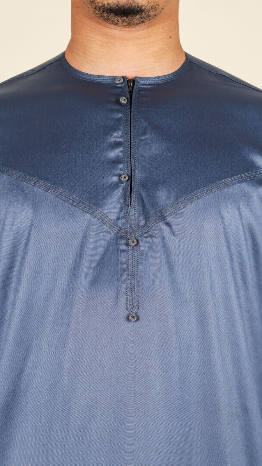 Men's Thobe Robe Satin Emirati Islamic Jubba Eid Regular Fit - Image 29
