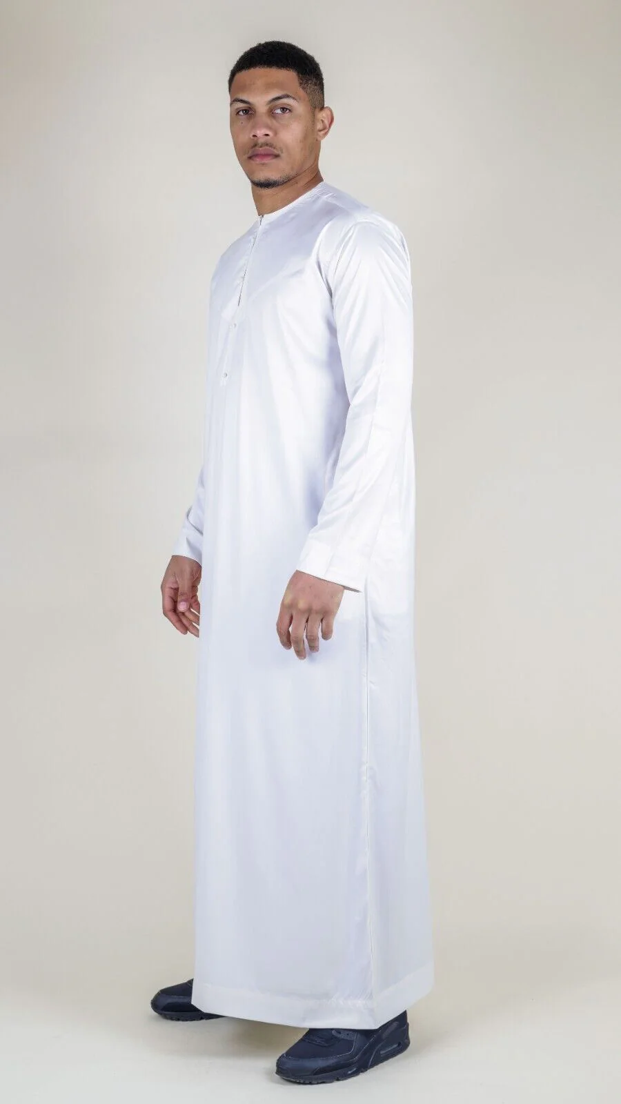 Men's Thobe Robe Satin Emirati Islamic Jubba Eid Regular Fit - Image 45