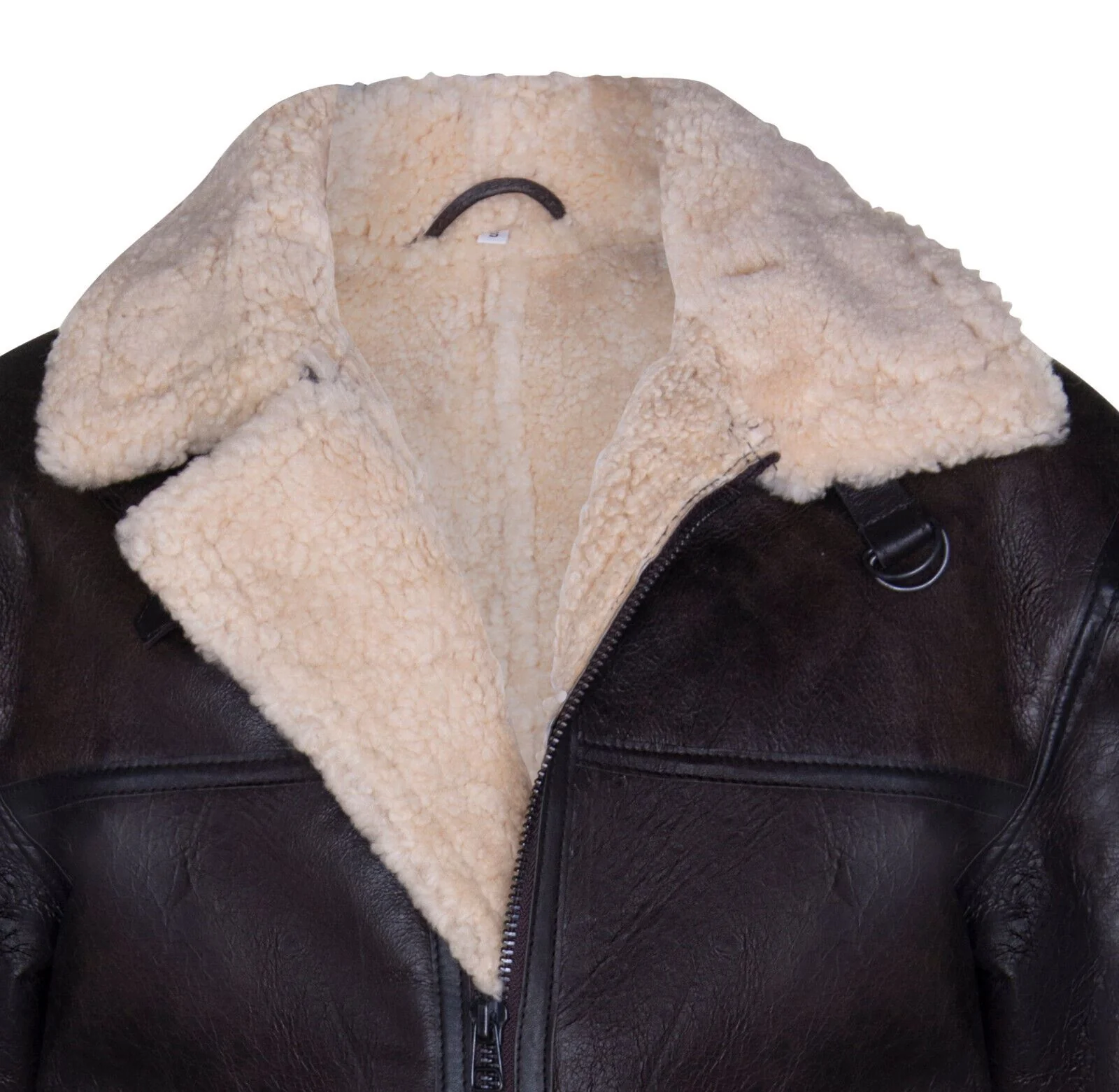 Mens Vintage B3 Shearling Jacket-Haslingden - Image 9