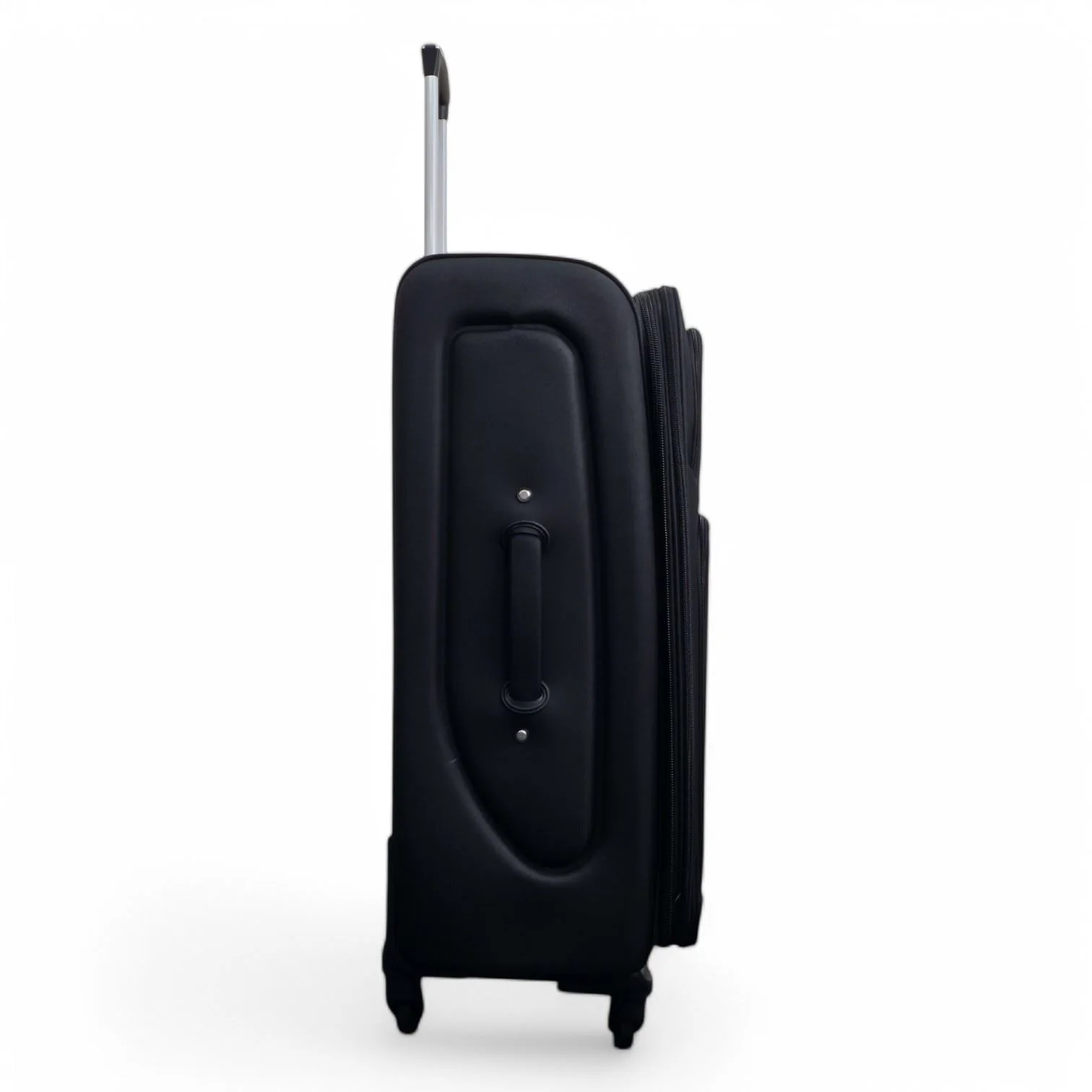 Nagoya Large Soft Shell Suitcase in Black - Image 5