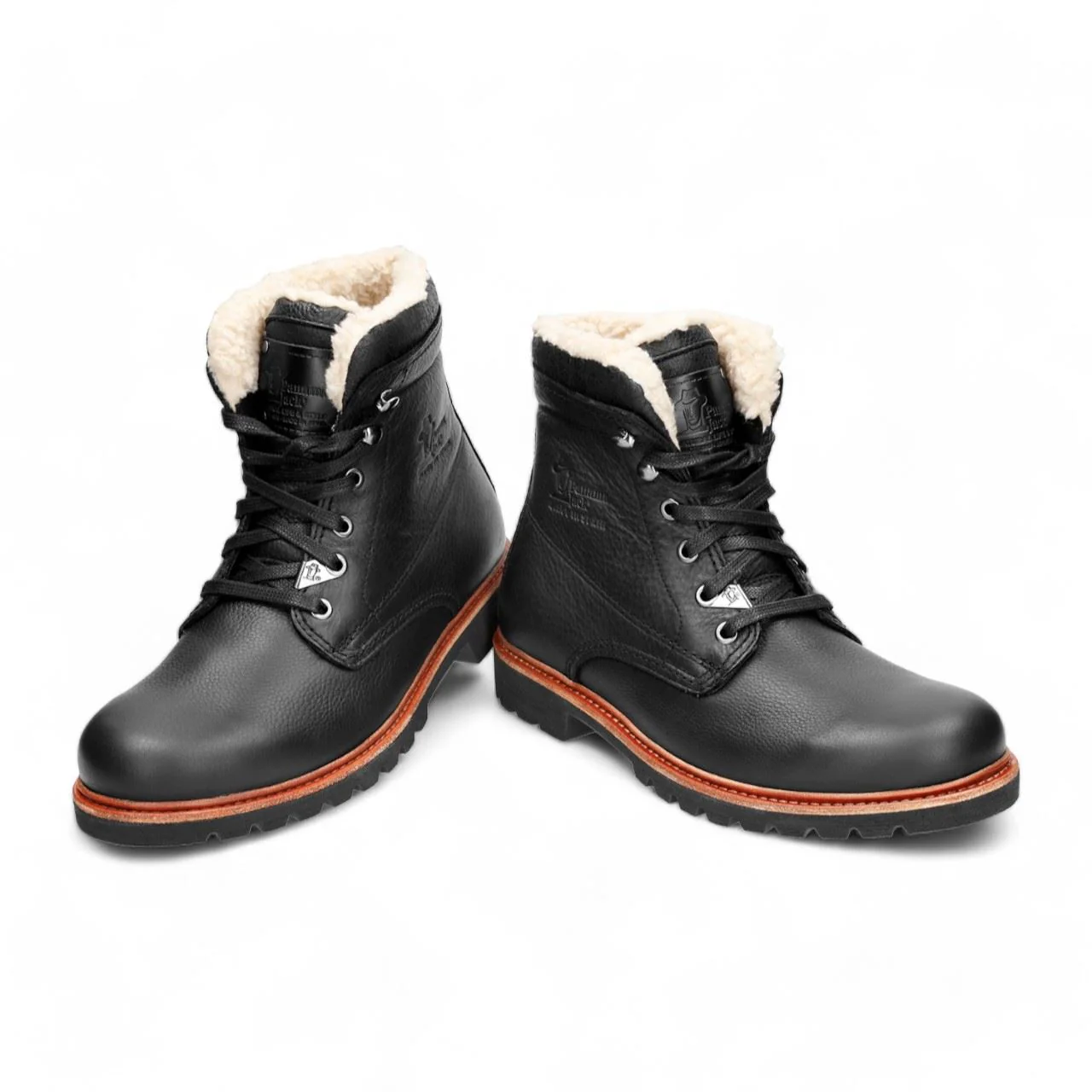 Panama Jacks Men's Black P03 Aviator Leather Boots - Image 5