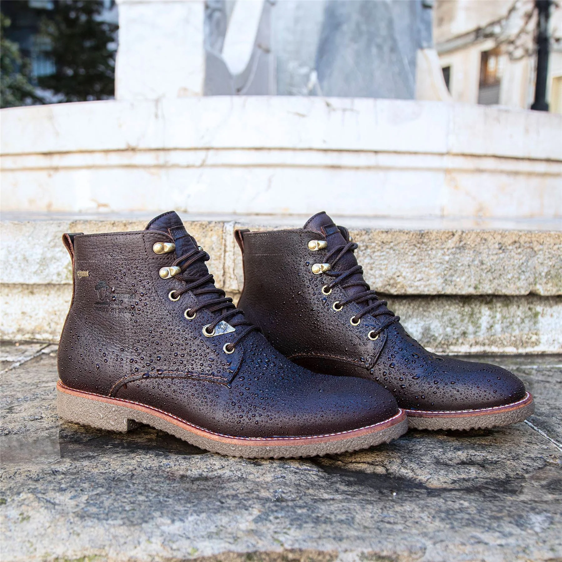 Panama Jacks Men's Brown Leather Glasgow GTX C2 Boots - Image 9