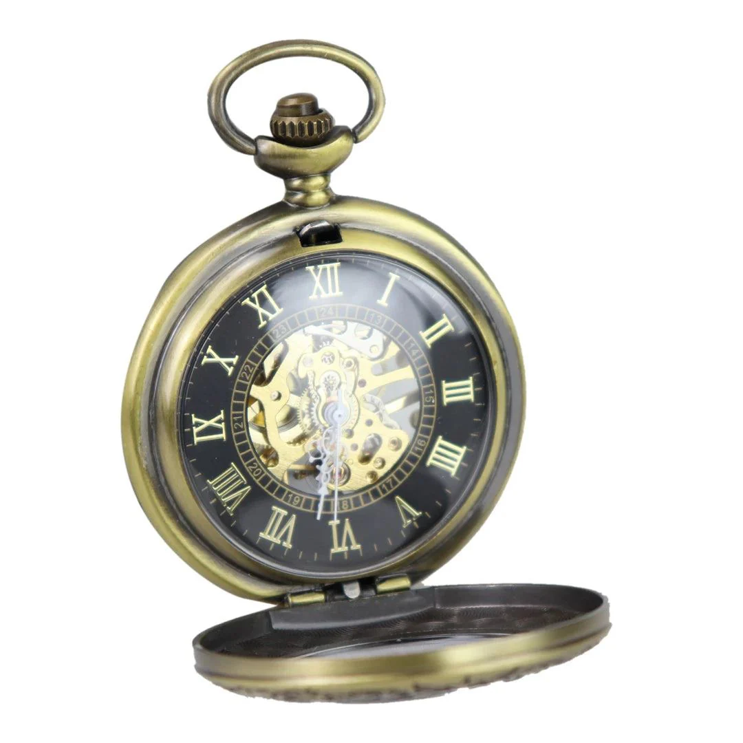 Pocket Watch Mechanical Peaky Blinders Hunter Automatic - Image 2