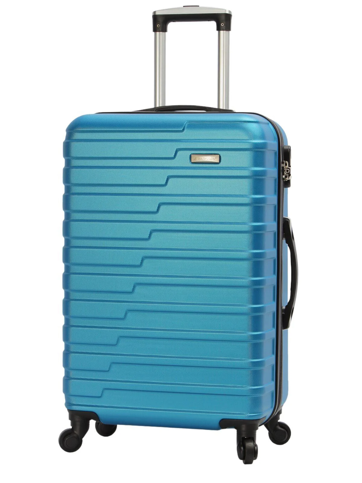 Robust Lightweight Blue Hard shell Suitcase 4 Wheel Luggage - Image 4
