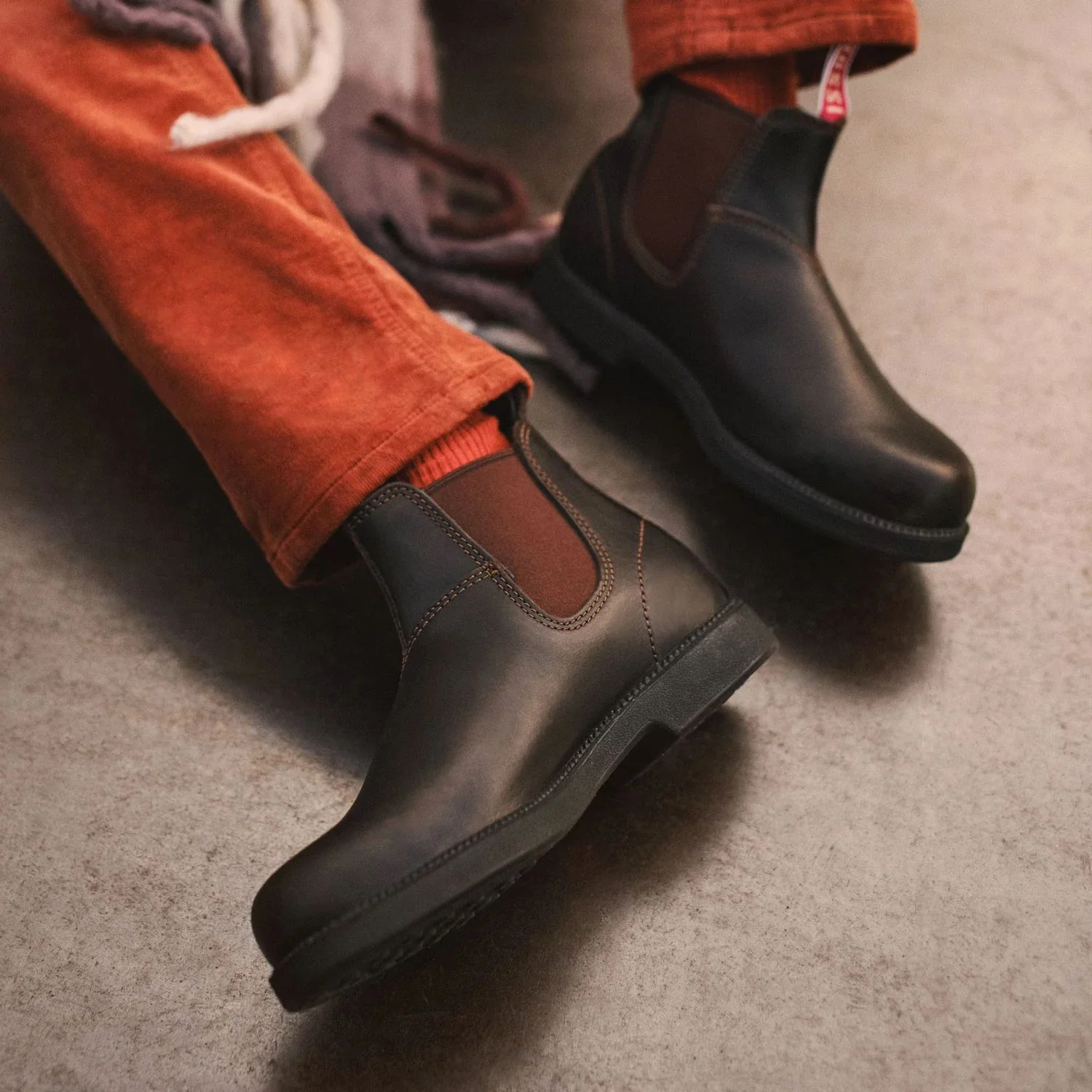 Rossi 607 Booma Brown Leather Chelsea Boots - Image 6