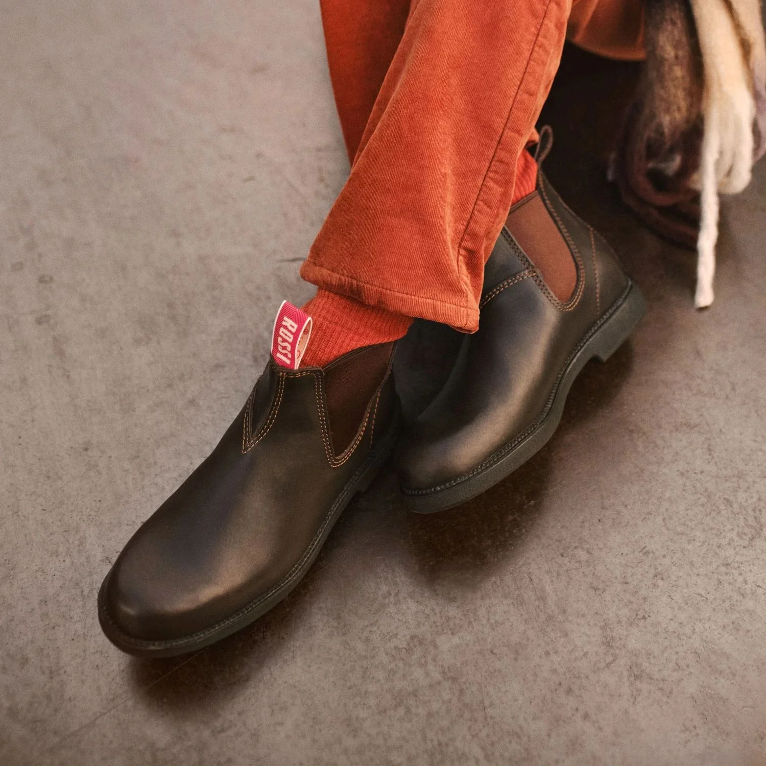 Rossi 607 Booma Brown Leather Chelsea Boots - Image 7