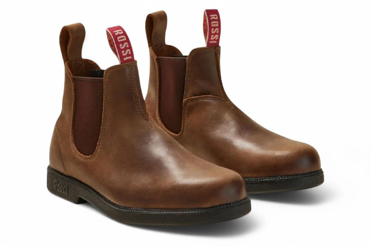 Rossi 607 Booma Tan Leather Chelsea Boots - Image 3