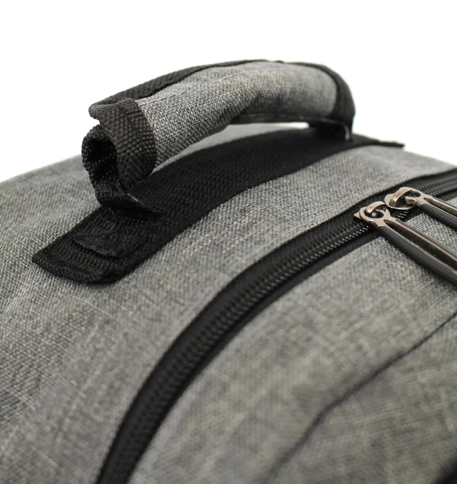 Rucksack Backpack 40x20 x25 cm Underseat Travel Cabin Bag for Easy Jet, Ryanair grey - Image 10