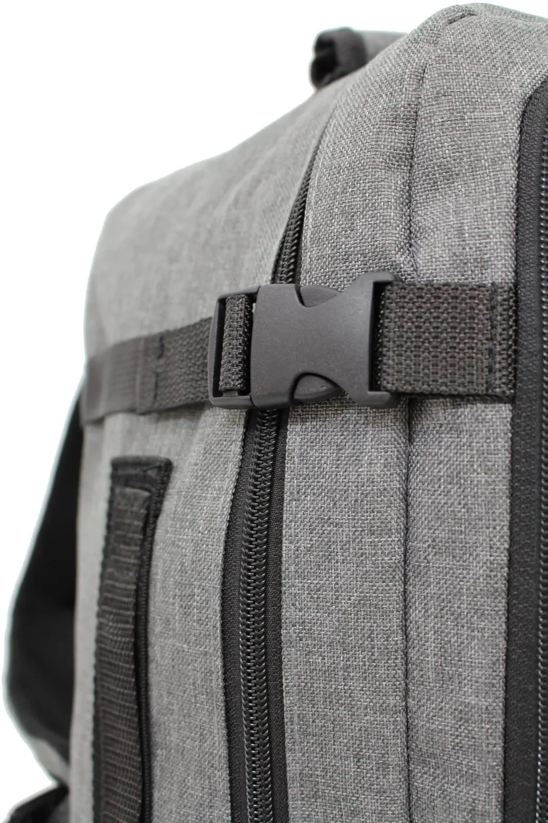 Rucksack Backpack 40x20 x25 cm Underseat Travel Cabin Bag for Easy Jet, Ryanair grey - Image 9