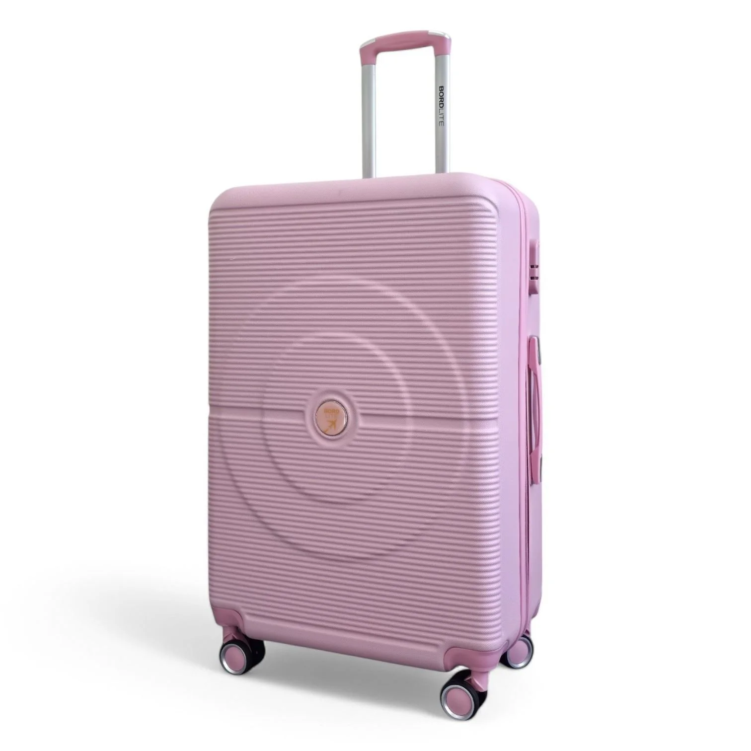 Seto Large Hard Shell Suitcase in Pink - Image 4