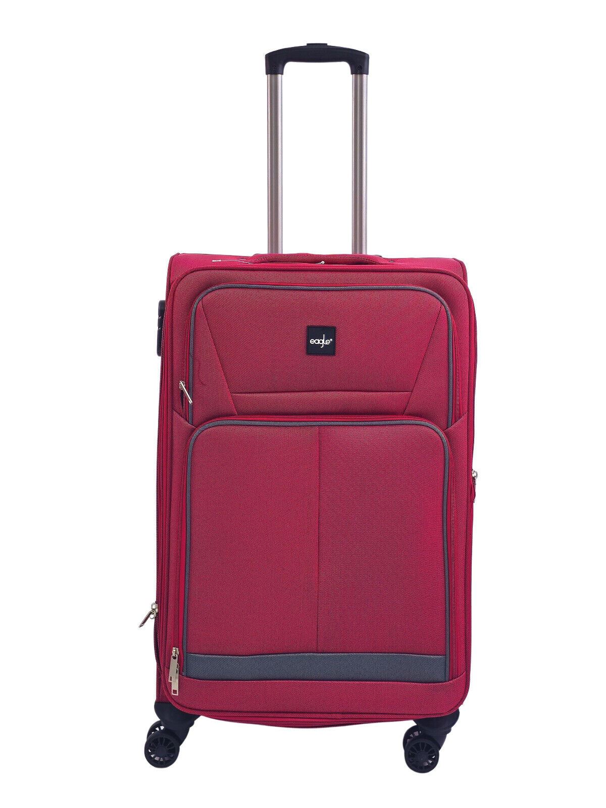 Soft 3 pcs Luggage Suitcase Set Cabin Light Travel Bags - Image 33