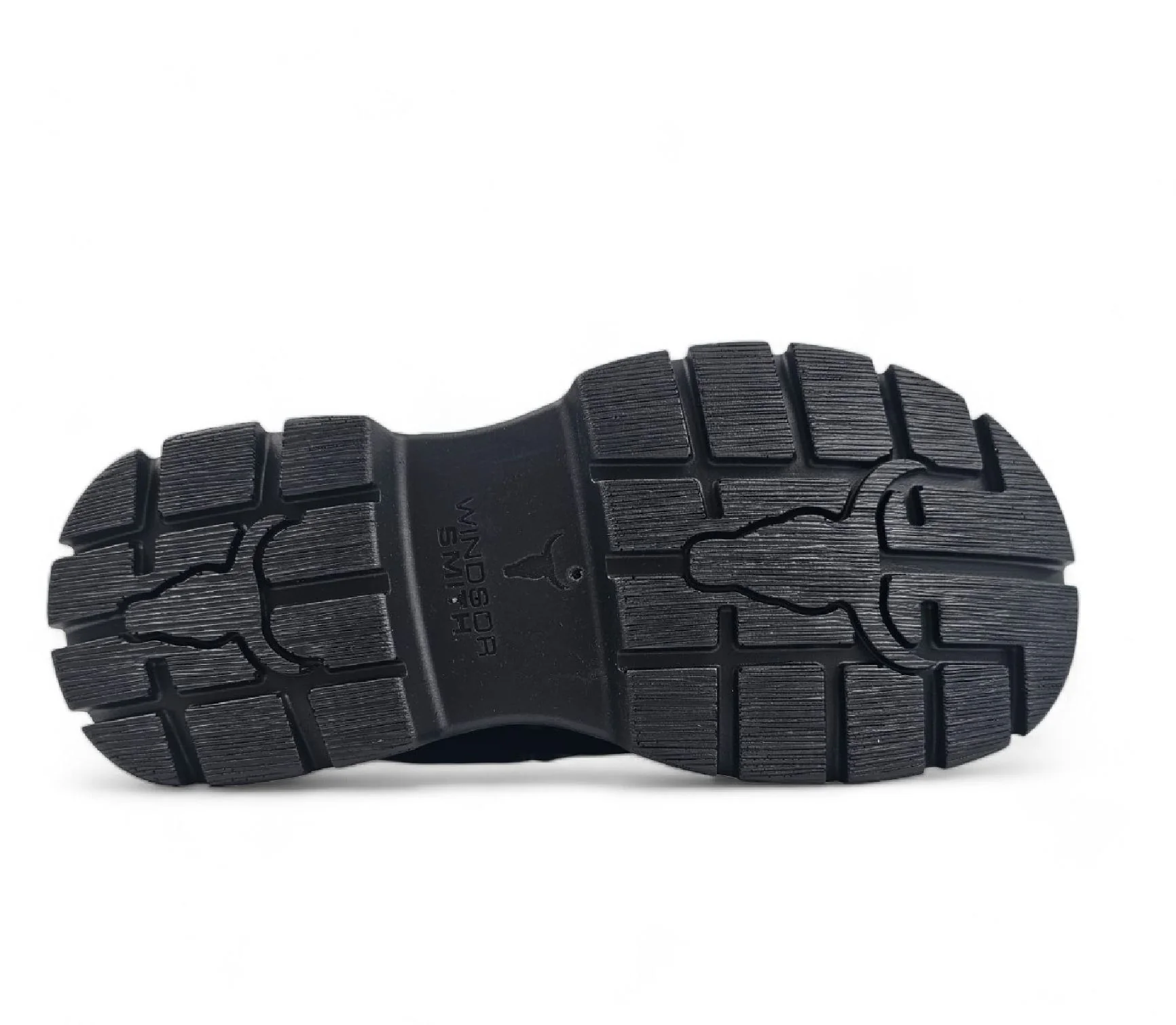 Windsorsmith Black Chunky Leather Sneakers - Swerve - Image 7