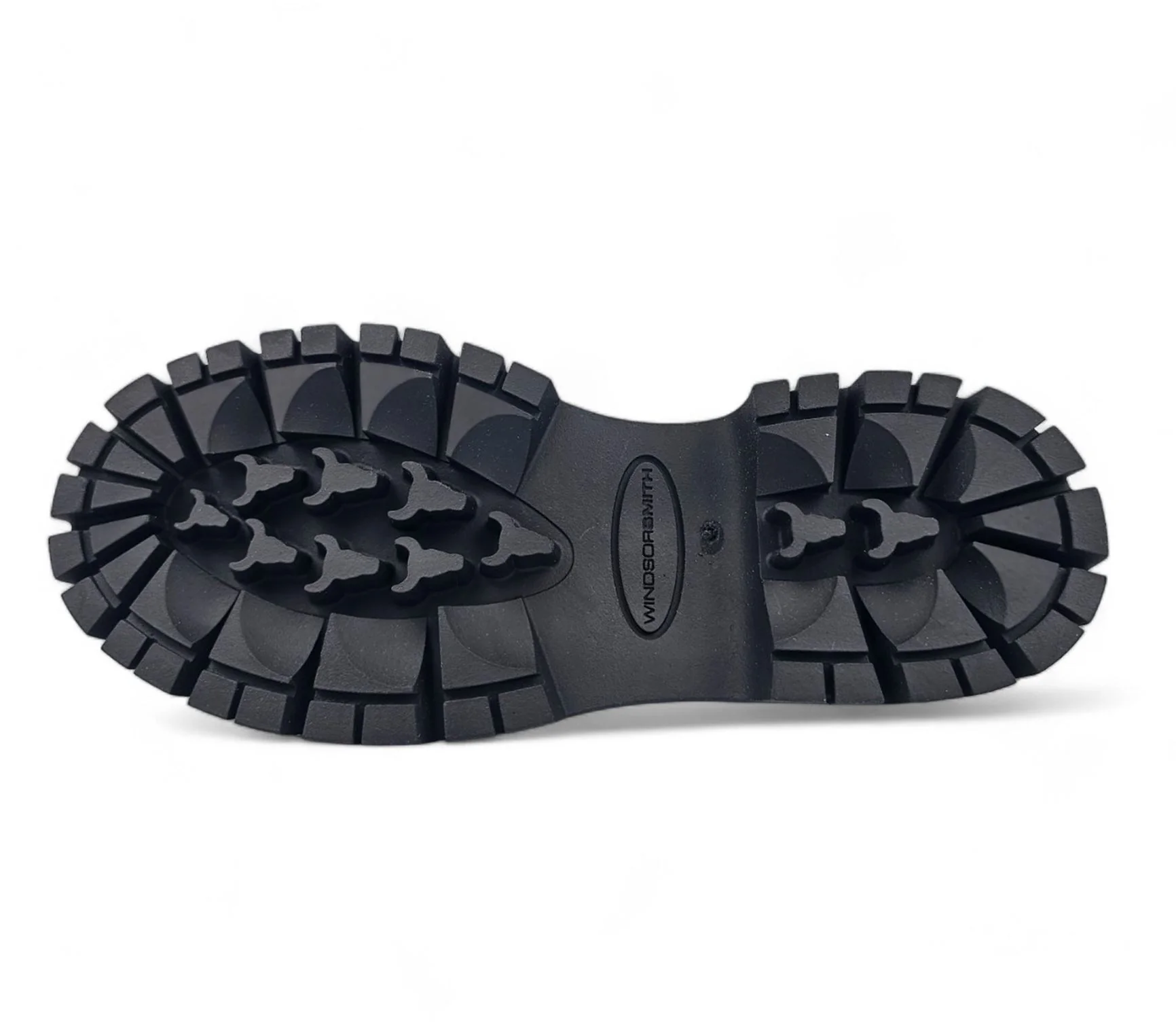 Windsorsmith Black Leather Chunky Loafers - Throne - Image 6