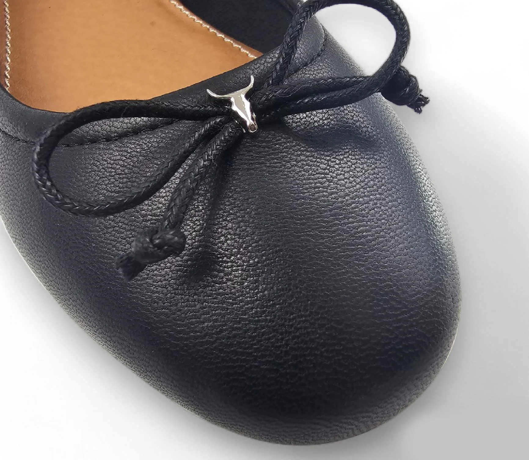 Windsorsmith Black Leather Mocassin Flat Shoes - Babydoll - Image 6