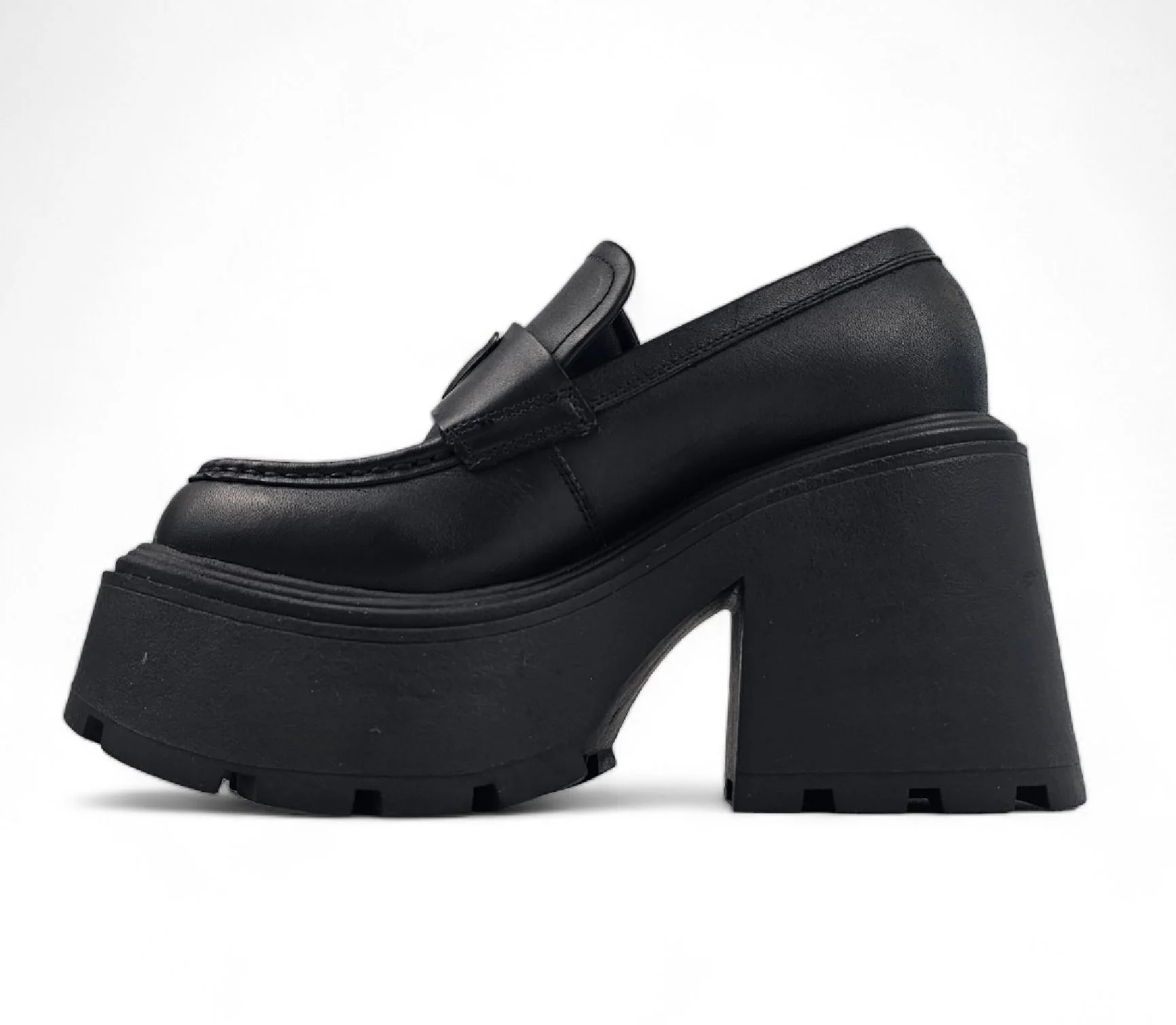 Windsorsmith Black Leather Platform Shoes - Spolied - Image 4